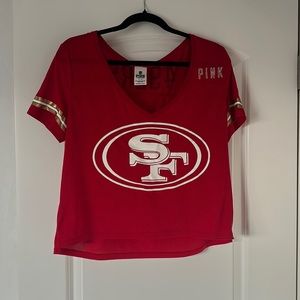 49ers Jersey Crop Top
